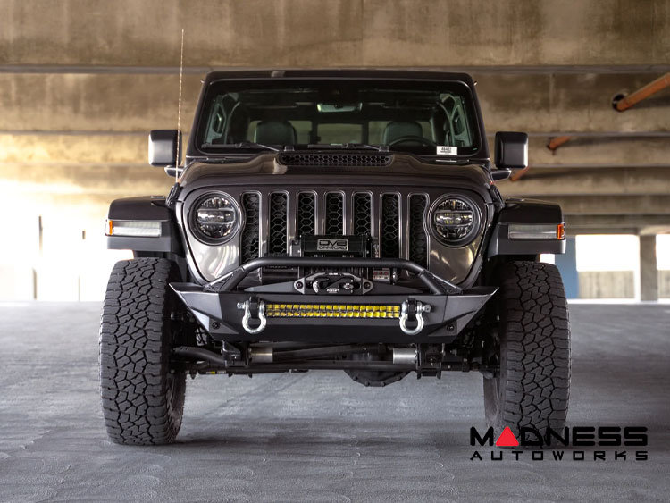 Jeep Wrangler JL Front Bumper - FS-1 Series Stubby - Winch Mount